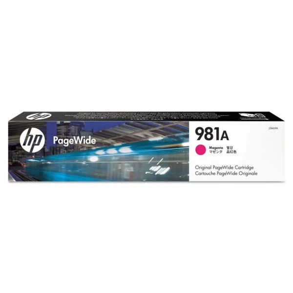 HP 981A, (J3M69A) Magenta Original PageWide Cartridge 3 HP 981A, (J3M69A) Magenta Original PageWide Cartridge