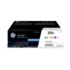 HP 202A Cyan, Magenta, Yellow Toner Cartridges, Pack Of 3, CF500AM -HP Treasure Shop 0641876829cf71d60a3b61bb5a4e0e2c16