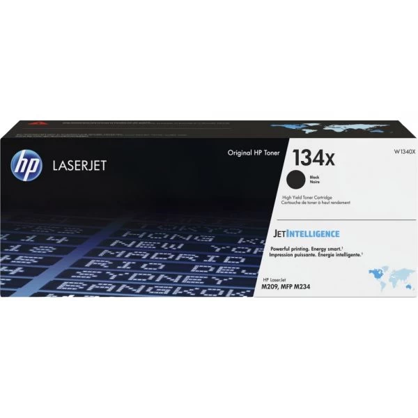 HP 134X High-Yield Black Toner Cartridge, W1340X 3 HP 134X High-Yield Black Toner Cartridge, W1340X