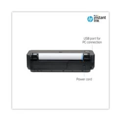HP DesignJet T250 24" Large-Format Compact Wireless Plotter Printer With Extended Warranty -HP Treasure Shop 1efd8b3ae61a56cd9bd9fa3d244c511166