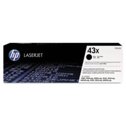 HP 43X, (C8543X) High-Yield Black Original LaserJet Toner Cartridge
