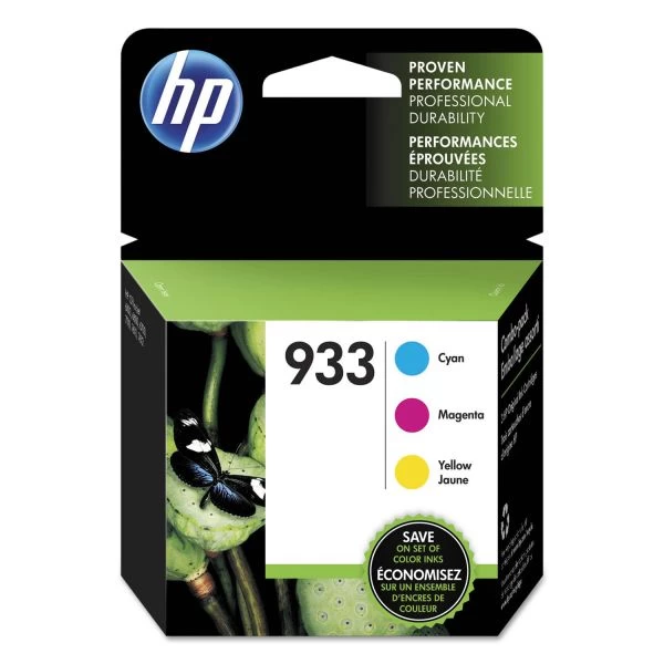 HP 933 (N9H56FN) Cyan, Magenta, Yellow Original Ink Cartridge 3 HP 933 (N9H56FN) Cyan, Magenta, Yellow Original Ink Cartridge