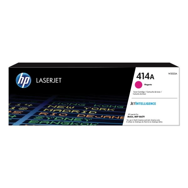 HP 414A, (W2023A) Magenta Original LaserJet Toner Cartridge 3 HP 414A, (W2023A) Magenta Original LaserJet Toner Cartridge