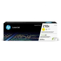 HP 210X High-Yield Yellow Toner Cartridge, W2102X