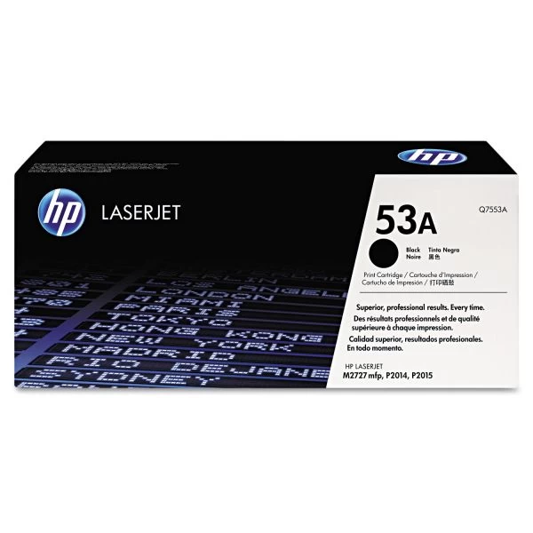 HP 53A, (Q7553A) Black Original LaserJet Toner Cartridge 3 HP 53A, (Q7553A) Black Original LaserJet Toner Cartridge