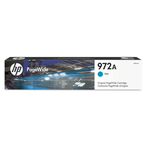 HP 972A, (L0R86AN) Cyan Original PageWide Cartridge 3 HP 972A, (L0R86AN) Cyan Original PageWide Cartridge