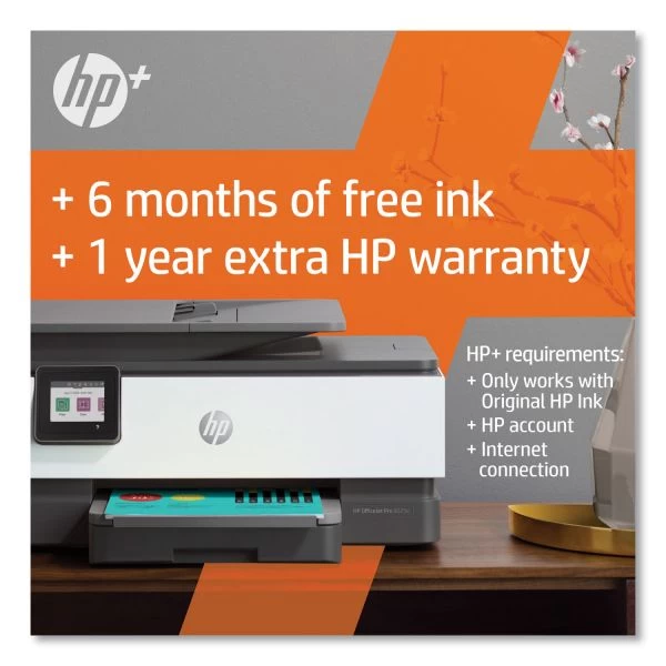 HP OfficeJet Pro 8025e Wireless All-in-One Inkjet Printer, Copy/Fax/Print/Scan 4 HP OfficeJet Pro 8025e Wireless All-in-One Inkjet Printer, Copy/Fax/Print/Scan - Image 2