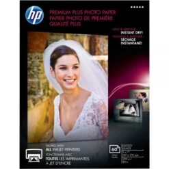 HP Premium Plus Photo Paper, 11.5 Mil, 5 X 7, Glossy White, 60/Pack -HP Treasure Shop 34389fd3e4f0018d5b7e4a6b9c03191562