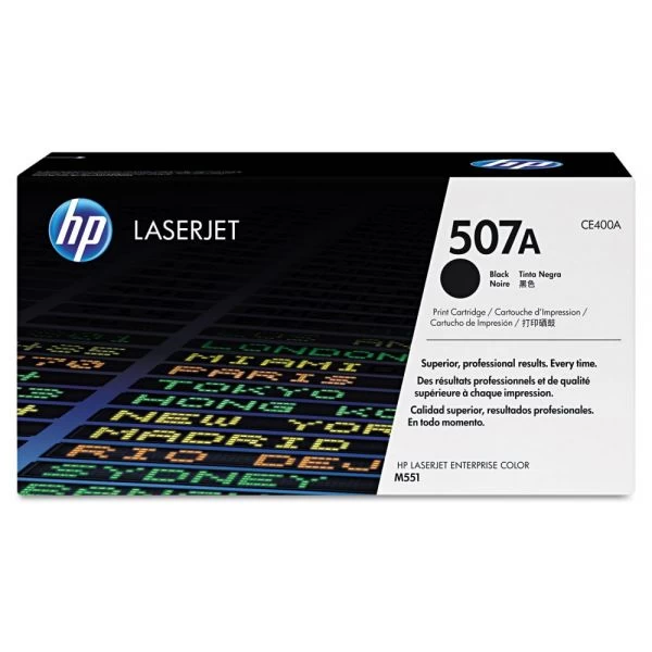 HP 507A, (CE400A) Black Original LaserJet Toner Cartridge 3 HP 507A, (CE400A) Black Original LaserJet Toner Cartridge