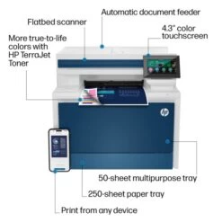HP LaserJet Pro MFP 4301fdw Wireless All-In-One Laser Color Printer (4RA82F) -HP Treasure Shop 4a365a2b4a97f01d31a49f3e8f0f34569c