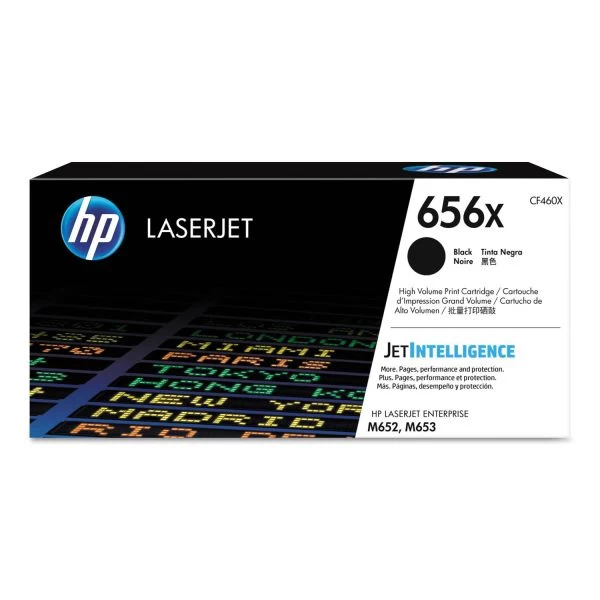 HP 656X, (CF460X) Black Original LaserJet Toner Cartridge 3 HP 656X, (CF460X) Black Original LaserJet Toner Cartridge