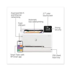 HP Color LaserJet Pro M255dw Wireless Laser Printer -HP Treasure Shop 505609a7b754ab644416b4793f0d65be60