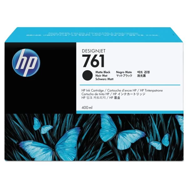 HP 761, (CM991A) Matte Black Original Ink Cartridge 3 HP 761, (CM991A) Matte Black Original Ink Cartridge