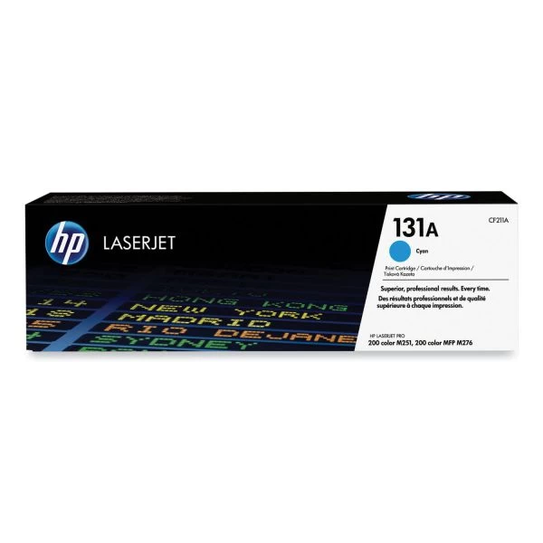 HP 131A, (CF211A) Cyan Original LaserJet Toner Cartridge 3 HP 131A, (CF211A) Cyan Original LaserJet Toner Cartridge