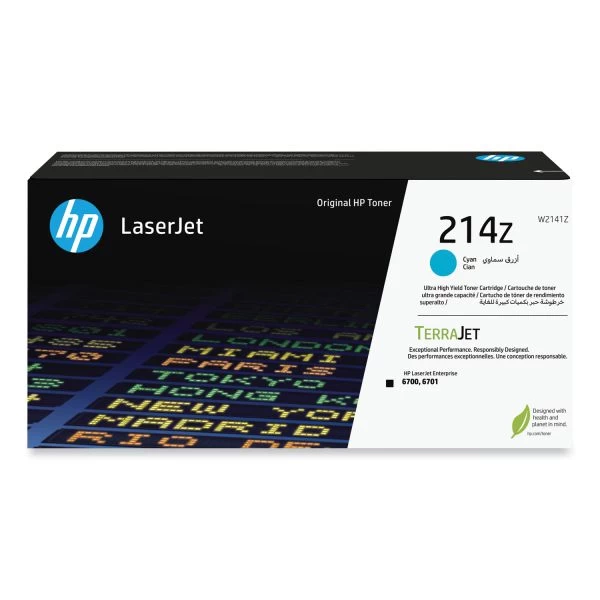 HP 214Z Original Laser Toner Cartridge - Cyan Pack 3 HP 214Z Original Laser Toner Cartridge - Cyan Pack