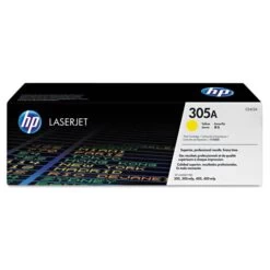 HP 305A, (CE412A) Yellow Original LaserJet Toner Cartridge, 2600 Page-Yield