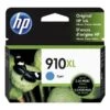 HP 910XL High-Yield Cyan Ink Cartridge, 3YL62AN -HP Treasure Shop 60bcd5804308502d7f0cfda06209b8ec6f