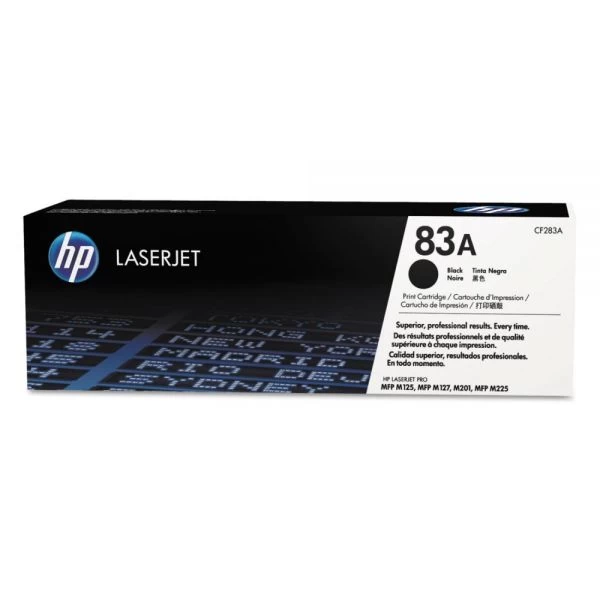 HP 83A, (CF283A) Black Original LaserJet Toner Cartridge 3 HP 83A, (CF283A) Black Original LaserJet Toner Cartridge