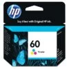 HP 60, (CC643WN) Tri-Color Original Ink Cartridge -HP Treasure Shop 688442fe81a6c0c04e70549b2e63604e7c