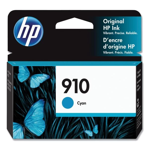 HP 910, (3YL58AN) Cyan Original Ink Cartridge 3 HP 910, (3YL58AN) Cyan Original Ink Cartridge