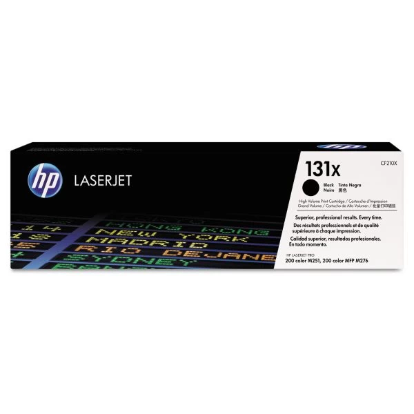HP 131X, (CF210X) High-Yield Black Original LaserJet Toner Cartridge 3 HP 131X, (CF210X) High-Yield Black Original LaserJet Toner Cartridge