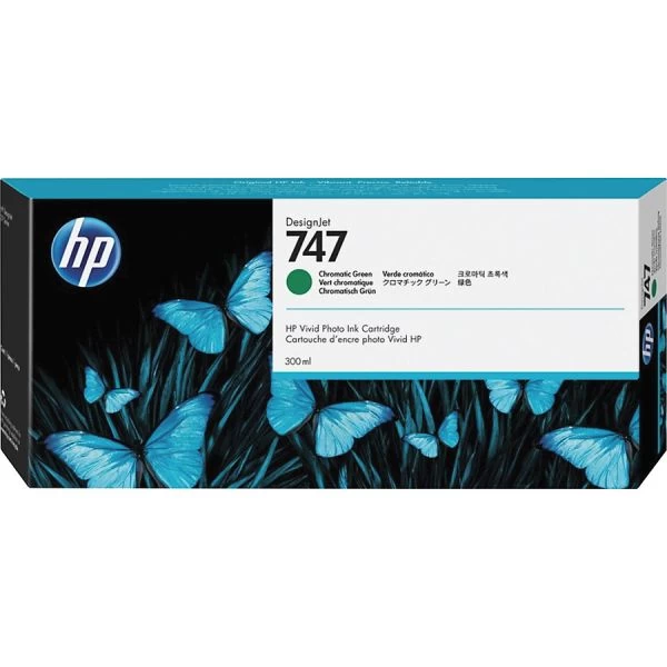 HP 747 (P2V84A) Original Inkjet Ink Cartridge - Chromatic Green - 1 Each 3 HP 747 (P2V84A) Original Inkjet Ink Cartridge - Chromatic Green - 1 Each
