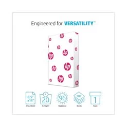 HP Multipurpose Paper, 96 Brightness, 20 Lb, 8 1/2 X 14, White, 500 Sheets/Ream 10 HP Multipurpose Paper, 96 Brightness, 20 Lb, 8 1/2 X 14, White, 500 Sheets/Ream -HP Treasure Shop a26c2d8234bb753e2e27ddff66c6179e66