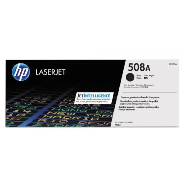 HP 508A, (CF360A) Black Original LaserJet Toner Cartridge 3 HP 508A, (CF360A) Black Original LaserJet Toner Cartridge