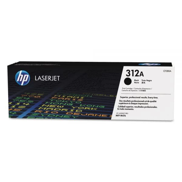 HP 312A, (CF380A) Black Original LaserJet Toner Cartridge 3 HP 312A, (CF380A) Black Original LaserJet Toner Cartridge