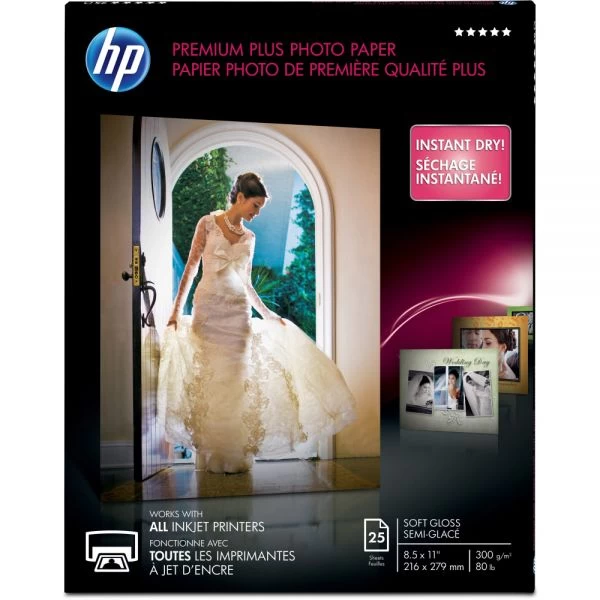 HP Premium Plus Photo Paper, 11.5 Mil, 8.5 X 11, Soft-Gloss White, 25/Pack 5 HP Premium Plus Photo Paper, 11.5 Mil, 8.5 X 11, Soft-Gloss White, 25/Pack - Image 3