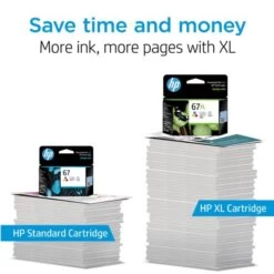 HP 67 Tri-Color Ink Cartridge, 3YM55AN -HP Treasure Shop a74e8a781949e454101949ceeeceacebf6
