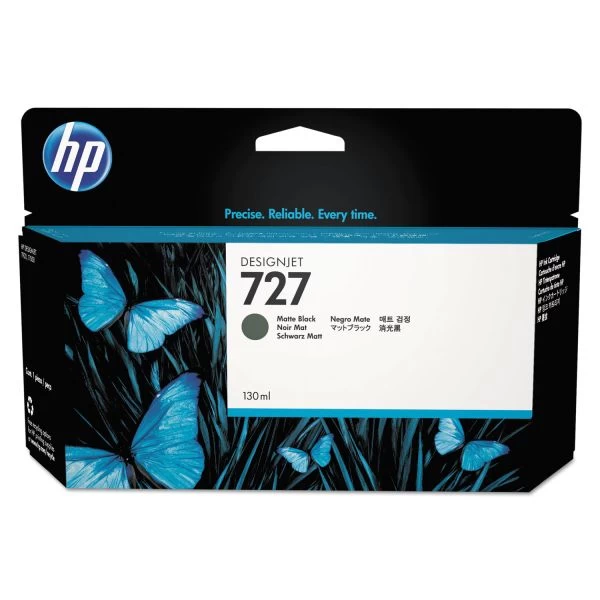 HP 727, (B3P22A) Matte Black Original Ink Cartridge 3 HP 727, (B3P22A) Matte Black Original Ink Cartridge