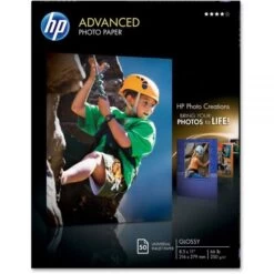 HP Advanced Photo Paper, 10.5 Mil, 8.5 X 11, Glossy White, 50/Pack 17 HP Advanced Photo Paper, 10.5 Mil, 8.5 X 11, Glossy White, 50/Pack -HP Treasure Shop b575fa7969c59a1aa360e4131b9ac78af5