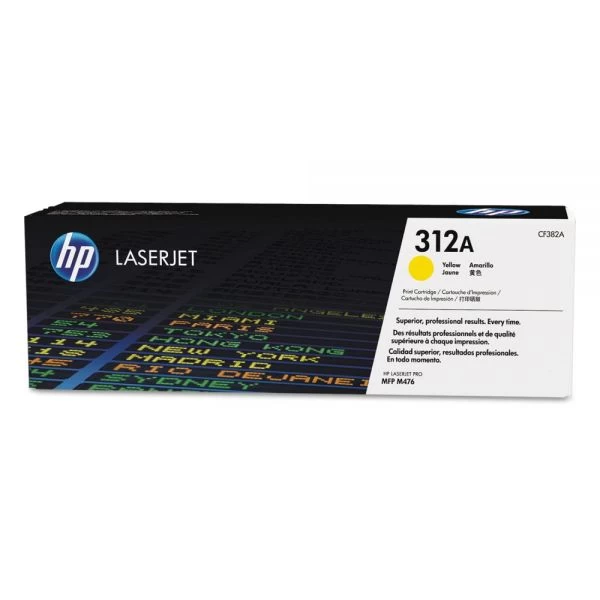 HP 312A, (CF382A) Yellow Original LaserJet Toner Cartridge 3 HP 312A, (CF382A) Yellow Original LaserJet Toner Cartridge