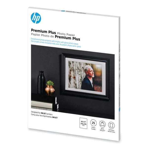 HP Premium Plus Photo Paper, 11.5 Mil, 8.5 X 11, Soft-Gloss White, 25/Pack 10 HP Premium Plus Photo Paper, 11.5 Mil, 8.5 X 11, Soft-Gloss White, 25/Pack - Image 8