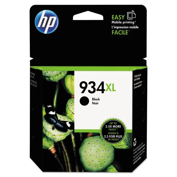 HP 934XL, (C2P23AN) High-Yield Black Original Ink Cartridge 3 HP 934XL, (C2P23AN) High-Yield Black Original Ink Cartridge