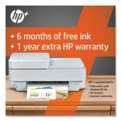 HP ENVY 6455e Wireless All-in-One Inkjet Printer, Copy/Print/Scan -HP Treasure Shop be56e91fcac538afc0d707ba0911729d18