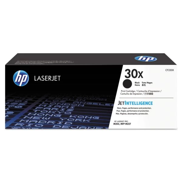 HP 30X, (CF230X) High-Yield Black Original LaserJet Toner Cartridge 3 HP 30X, (CF230X) High-Yield Black Original LaserJet Toner Cartridge