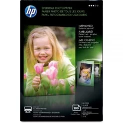 HP Everyday Glossy Photo Paper, 8 Mil, 4 X 6, Glossy White, 100/Pack -HP Treasure Shop c5a9d3305e4a3d80009c3b9a353ac2d90c