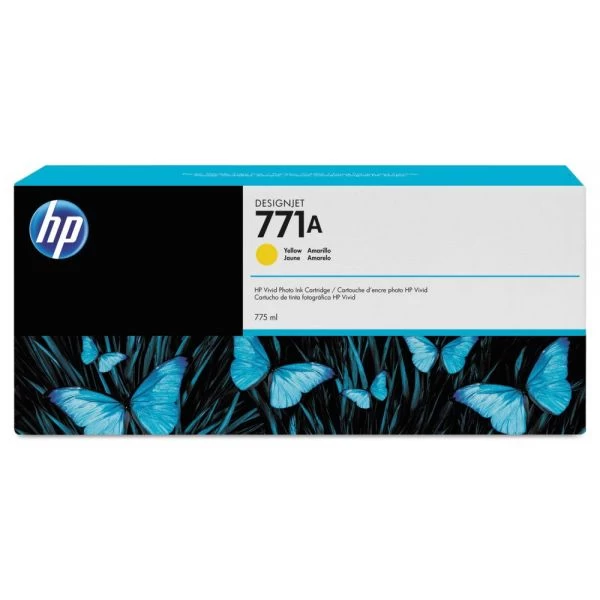 HP 771, (B6Y18A) Yellow Original Ink Cartridge 3 HP 771, (B6Y18A) Yellow Original Ink Cartridge