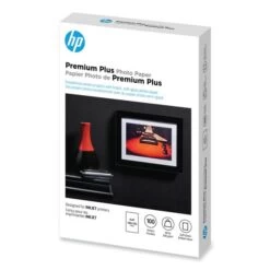 HP Premium Plus Photo Paper, 11.5 Mil, 4 X 6, Soft-Gloss White, 100/Pack -HP Treasure Shop d1e3a705f6d95646b56cd5ba37a02da8b9