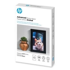 HP Advanced Photo Paper, 10.5 Mil, 4 X 6, Glossy White, 100/Pack 14 HP Advanced Photo Paper, 10.5 Mil, 4 X 6, Glossy White, 100/Pack -HP Treasure Shop e0a862fbad48bcb93614b51ab5a9c1fd55