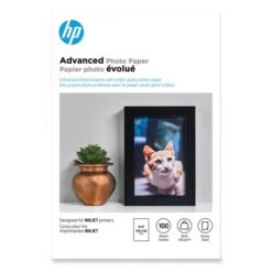 HP Advanced Photo Paper, 10.5 Mil, 4 X 6, Glossy White, 100/Pack 13 HP Advanced Photo Paper, 10.5 Mil, 4 X 6, Glossy White, 100/Pack -HP Treasure Shop e54410d58bc88b9fb1aabd406c0876d4eb
