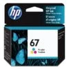 HP 67 Original Inkjet Ink Cartridge - Tri-color - 1 Each -HP Treasure Shop e5538deda3c313ebcc58254dd8a17aadb2