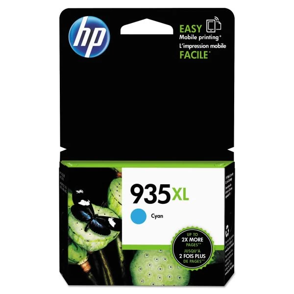 HP 935XL, (C2P24AN) High-Yield Cyan Original Ink Cartridge 3 HP 935XL, (C2P24AN) High-Yield Cyan Original Ink Cartridge