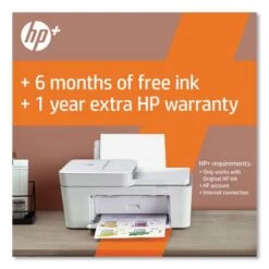 HP DeskJet 4155e Wireless All-in-One Inkjet Printer, Copy/Print/Scan -HP Treasure Shop ec25acd61c5fca406b98c9dbeead33db92