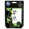 HP 63XL/63 High-Yield Black And Tri-Color Ink Cartridges, Pack Of 2, L0R48AN -HP Treasure Shop f51fe1bf2fbadd80b74788ddebe755d21f