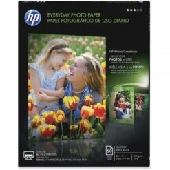 HP Everyday Photo Paper, 8 Mil, 8.5 X 11, Glossy White, 50/Pack -HP Treasure Shop f893b45ed85383e9d9a6435837070066d3