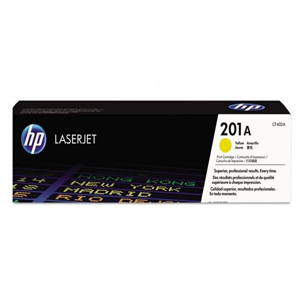 HP 201A, (CF402A) Yellow Original LaserJet Toner Cartridge 3 HP 201A, (CF402A) Yellow Original LaserJet Toner Cartridge