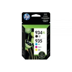 HP 934XL/935 High-Yield Black And Cyan, Magenta, Yellow Ink Cartridges, Pack Of 4, N9H66FN